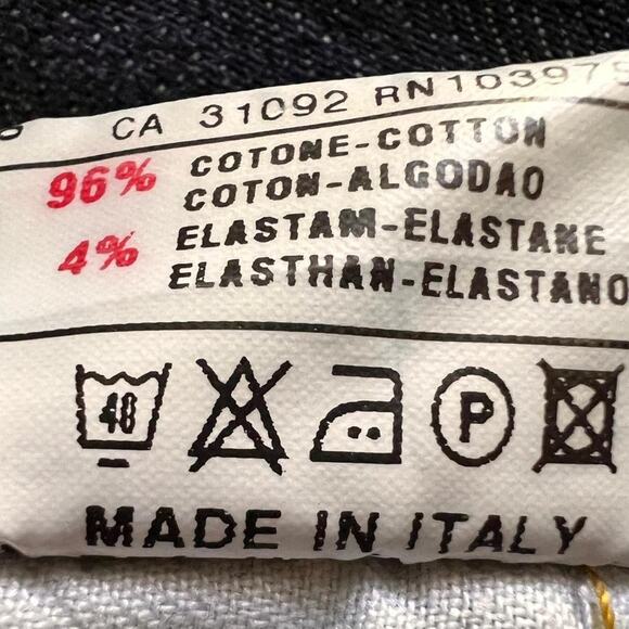 Vintage Miss Sixty Jeans Women’s Size 27 – Dark Straight Leg Cargo Pocket Y2K - Picture 8 of 8